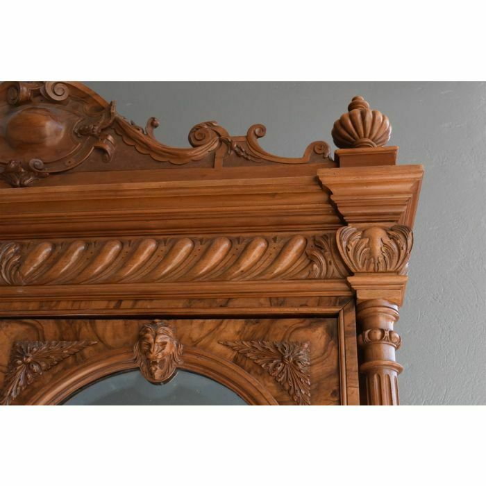 Furniture Walnut Cabinet Renaissance Style French Work From The Late 19th Century photo