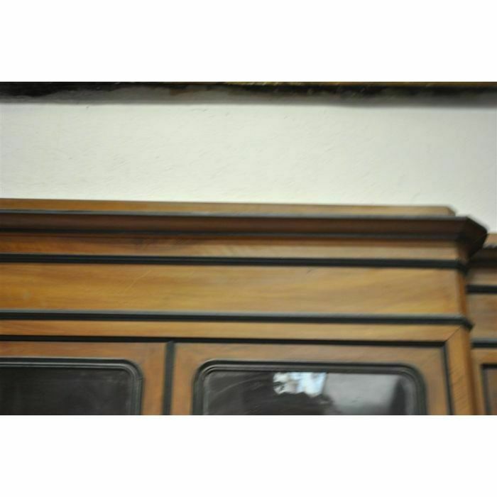 Napoleon III Bookcase In Walnut And Blackened Wood 19th Century photo vinterior
