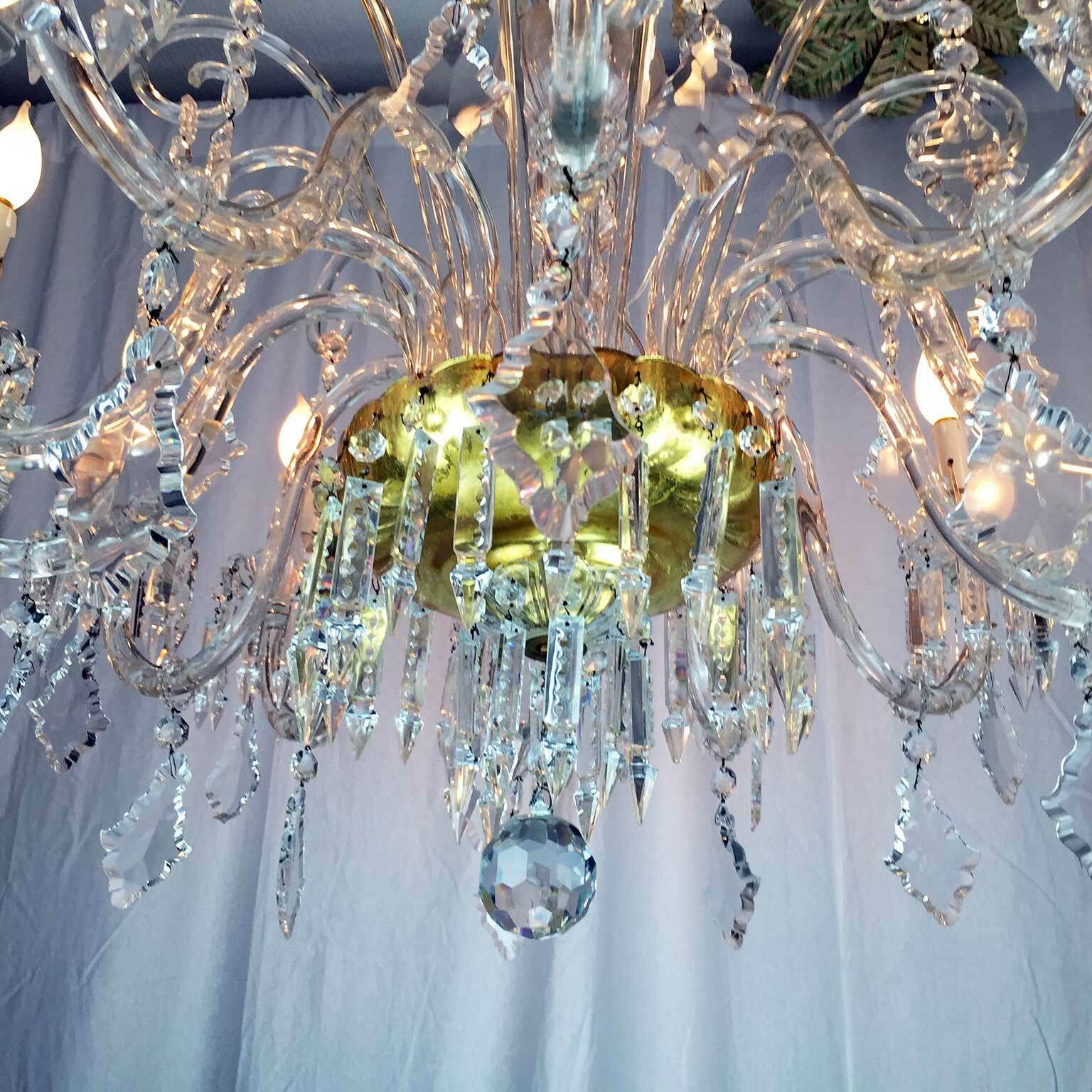 photo buy Antique Bohemia Crystal Chandelier 12 Arms