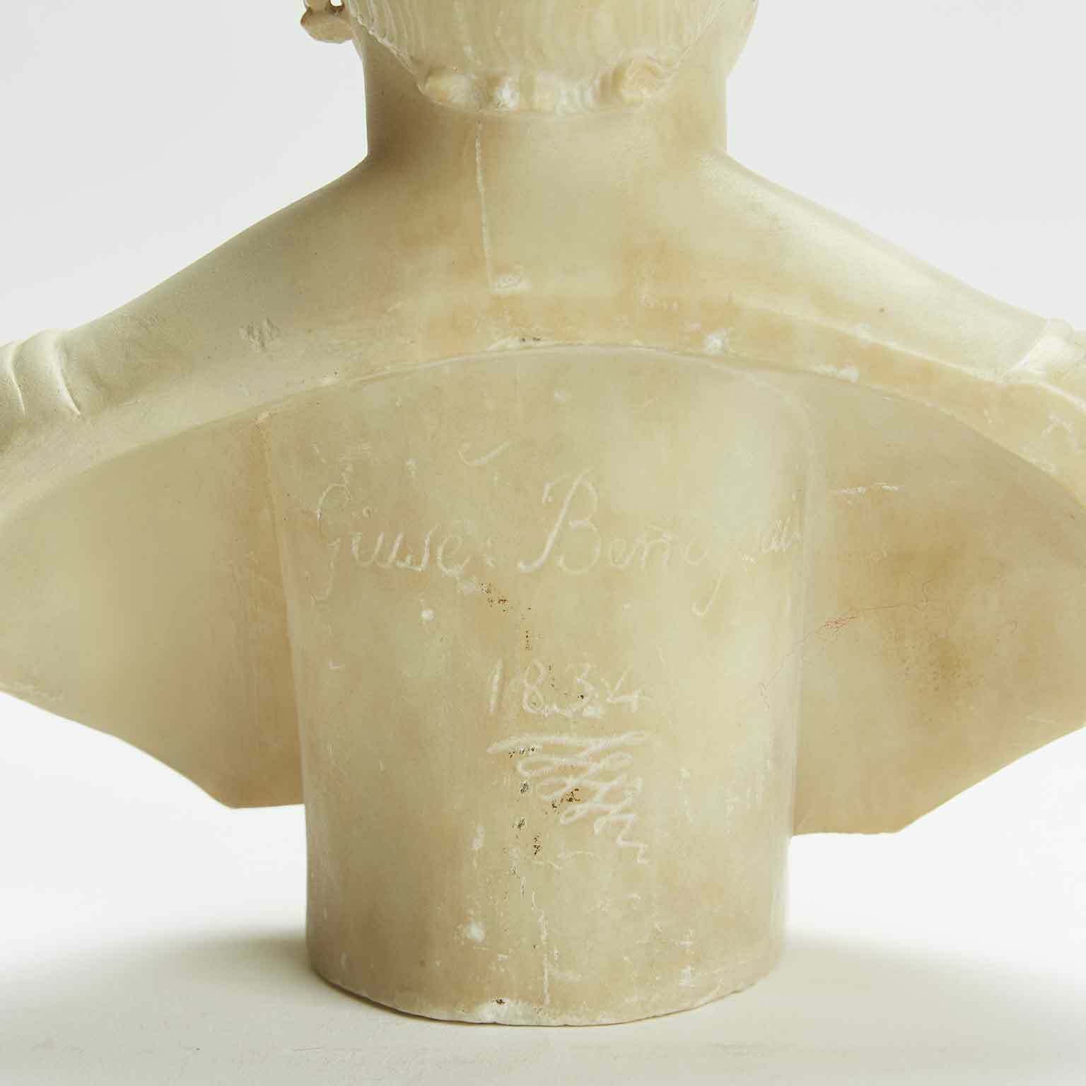 Giuseppe Benassai Pair Of Busts 1834 Livorno photo vinterior