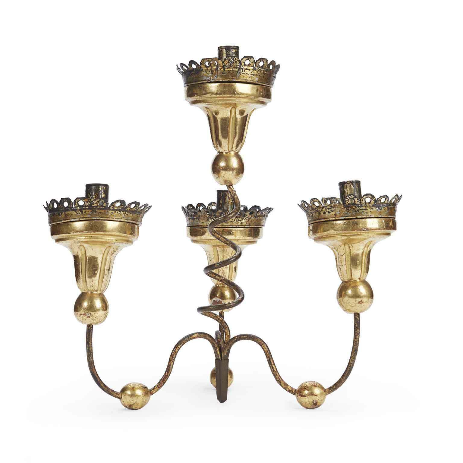 Pair Of Four Armed Table Candelabra 1700 photo buy