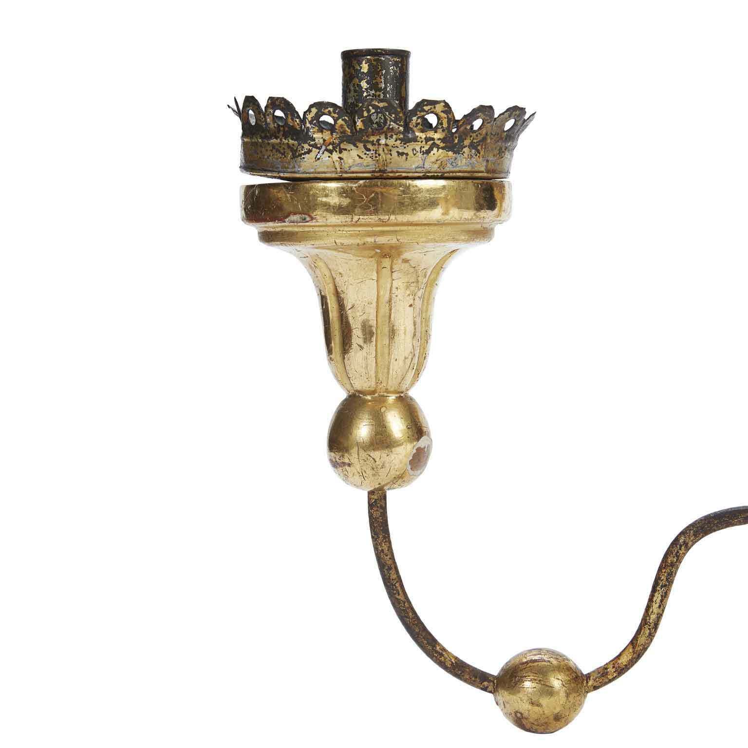 photo for sale Pair Of Four Armed Table Candelabra 1700