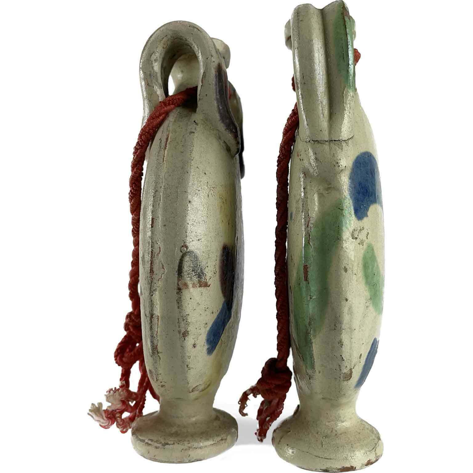 Pair Of Wanderer's Ceramic Water Bottles From The Late 19th Century photo for sale