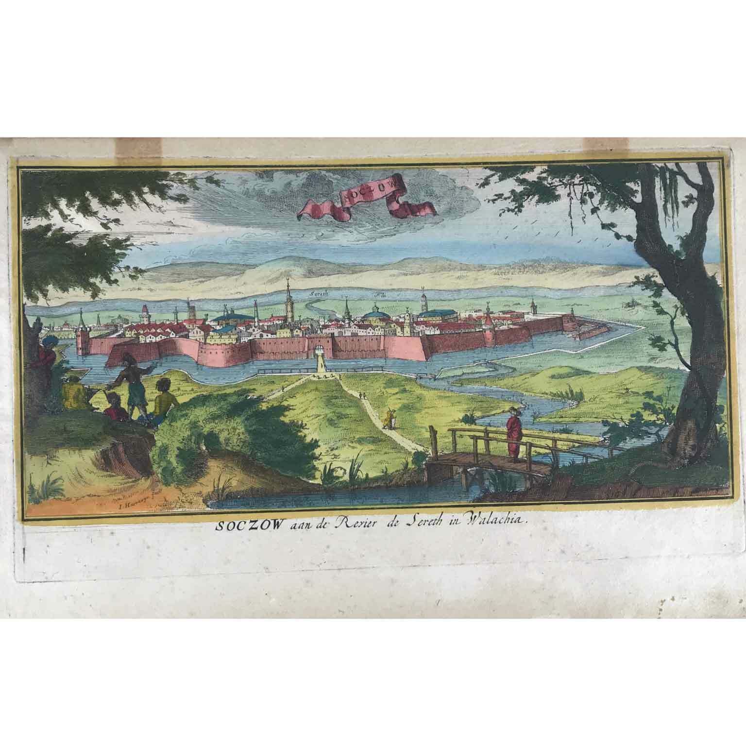 View Of Soczow, 1600s, Antique photo furniture