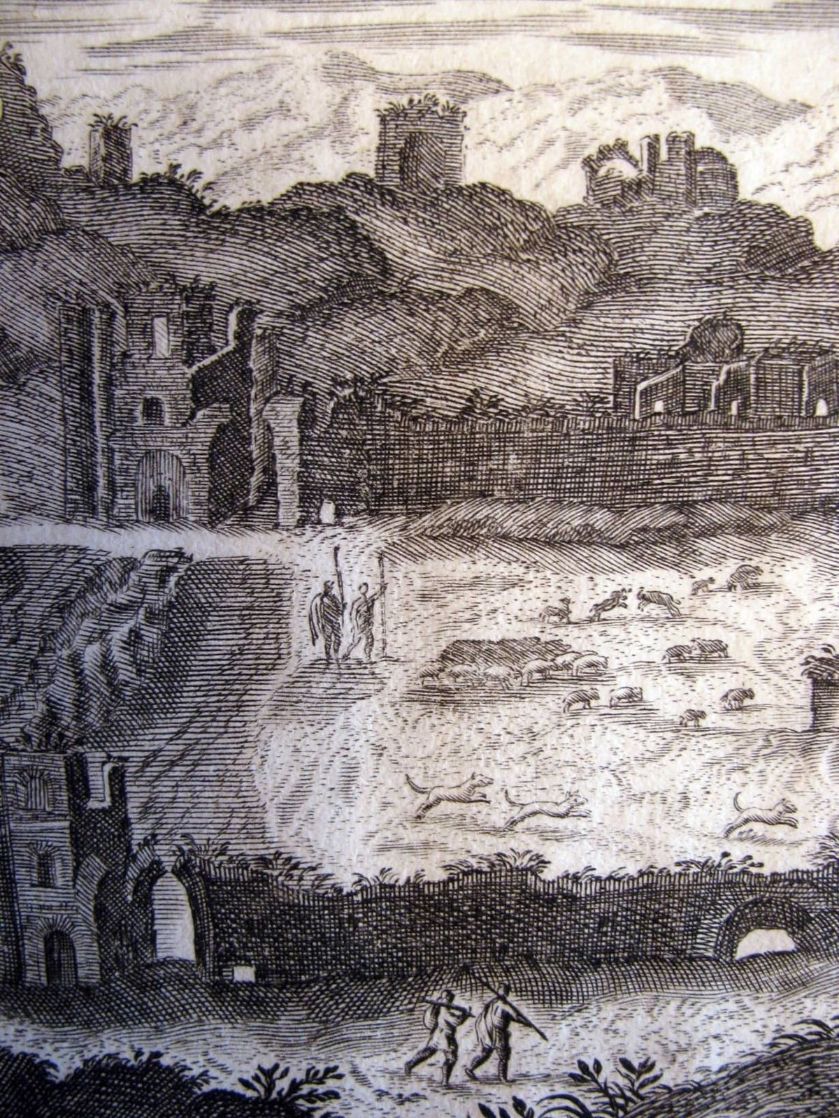 Sadeler Circus Of Caracalla, 1600s photo for sale