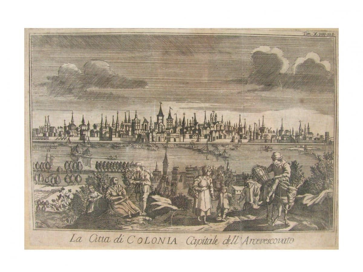 The City Of Cologne, 1700s, Antique photo furniture