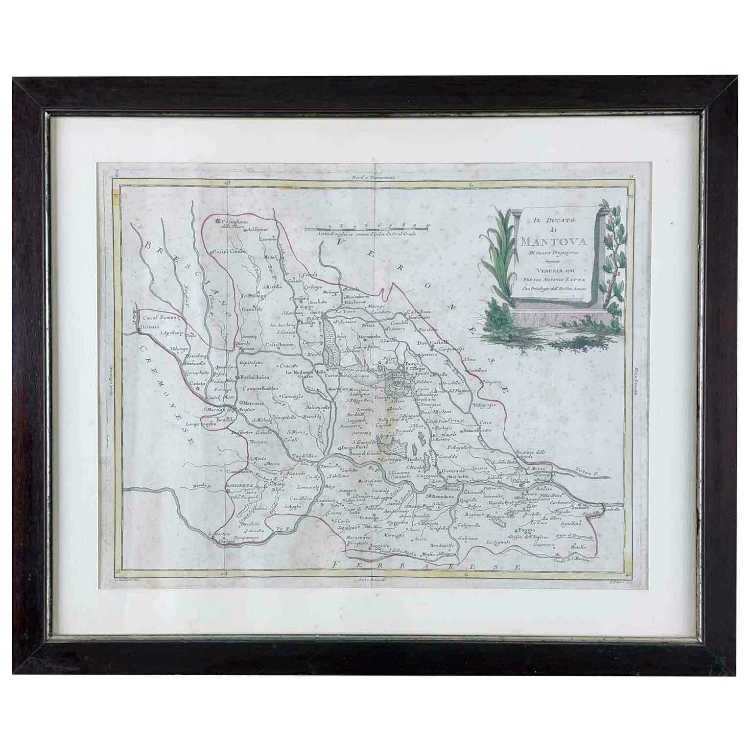 Zatta Antonio The Duchy Of Mantua Of New Projection Venice 1781 photo furniture