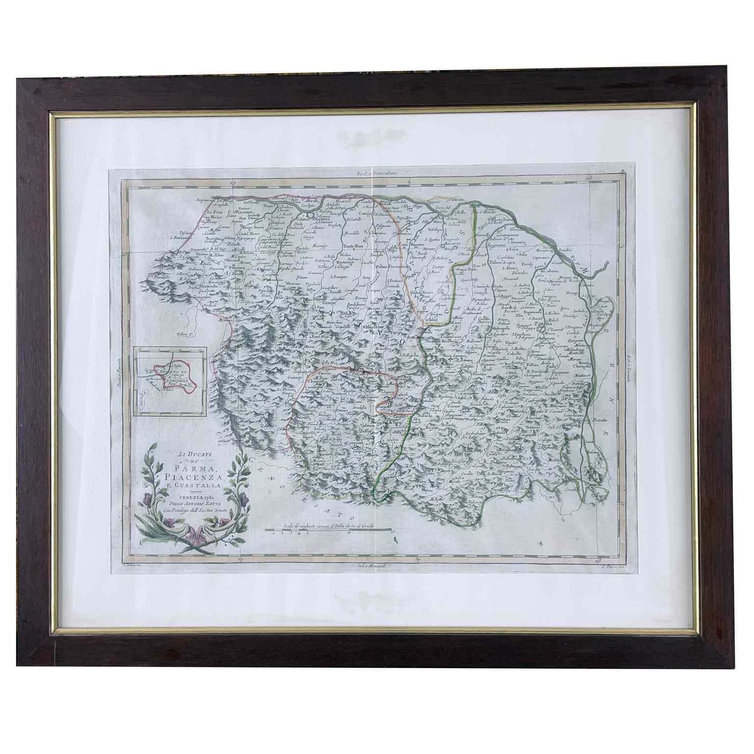 Zatta Antonio The Duchies Of Parma Piacenza And Guastalla Venice 1782 photo furniture
