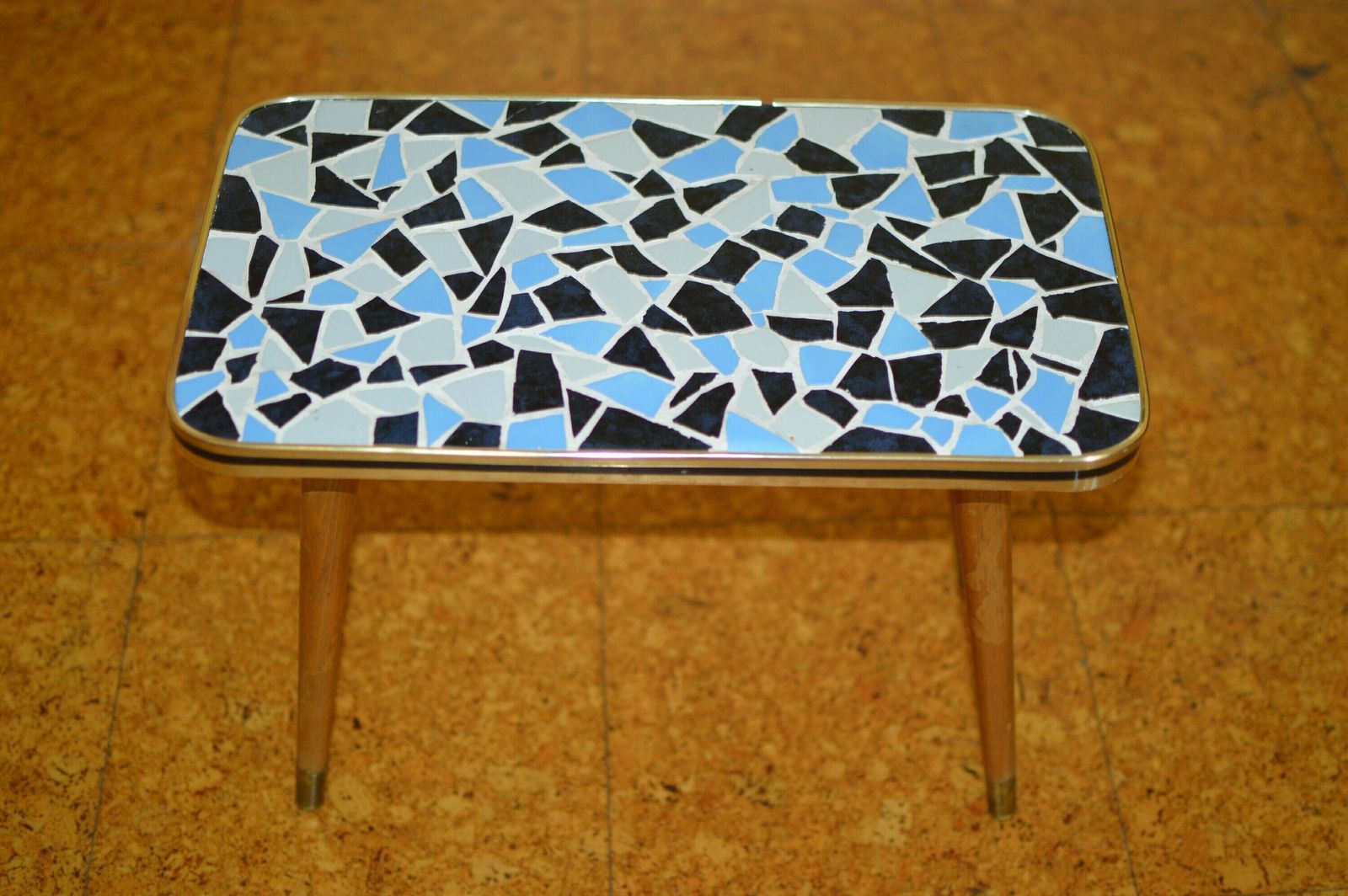 photo for sale Vintage 50s Mid Century Nordic Modernist Rockabilly Mosaic Plant Stand