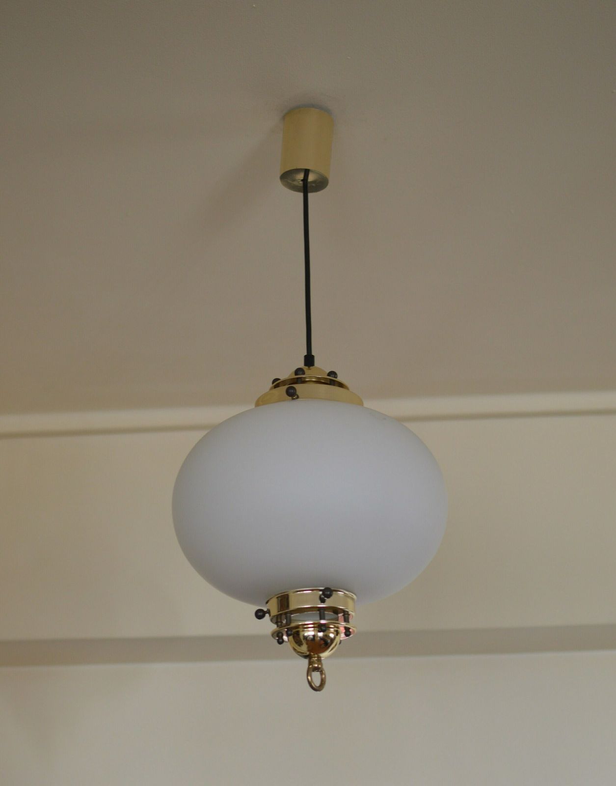Doria Glass Pendant Lamp   Germany Space Age   1970svintage Lamp Space Age Mid Century photo vinterior