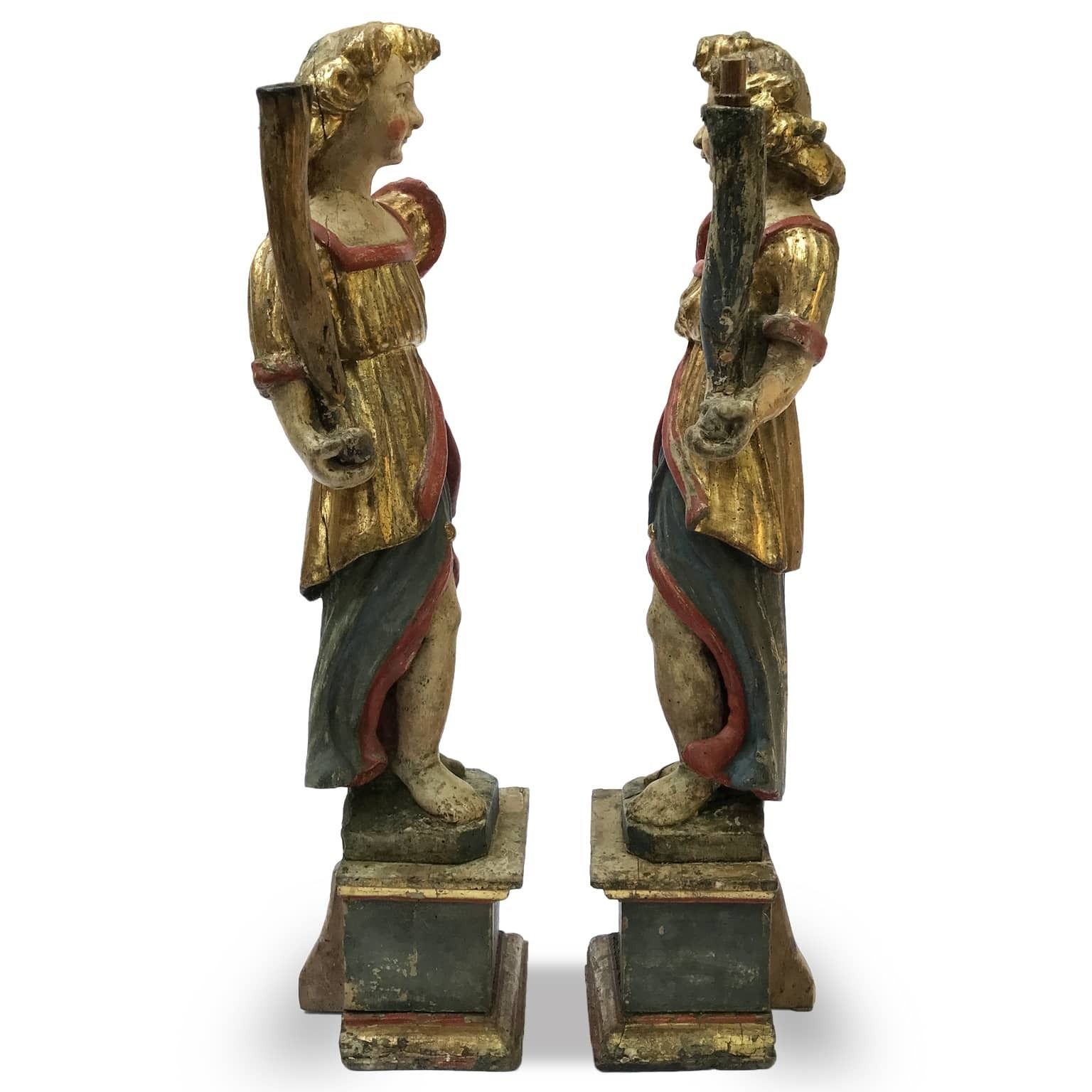 Pair Of Cornucopia Sculptures From The 1600s photo buy