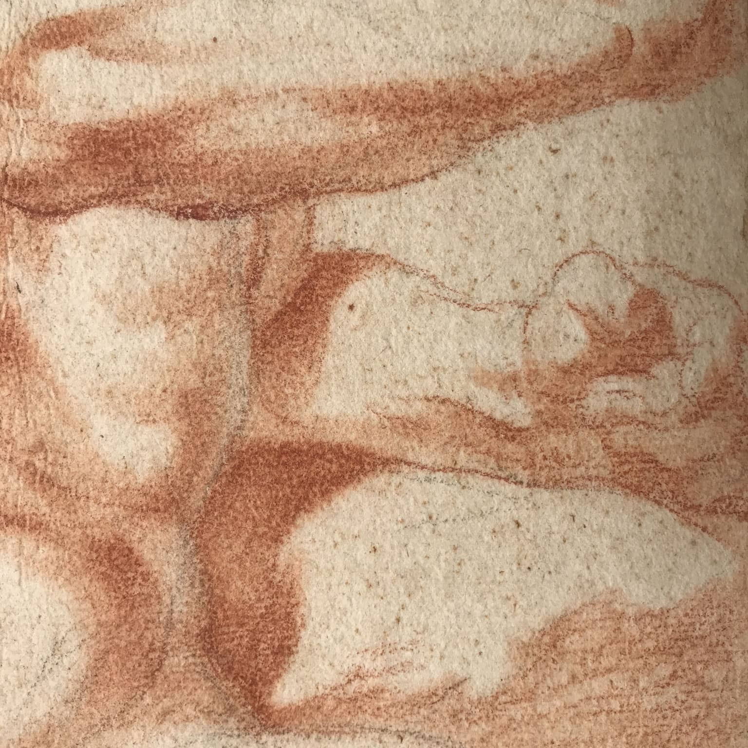 photo vinterior Pair Of Sanguine Drawings With Nude Studies