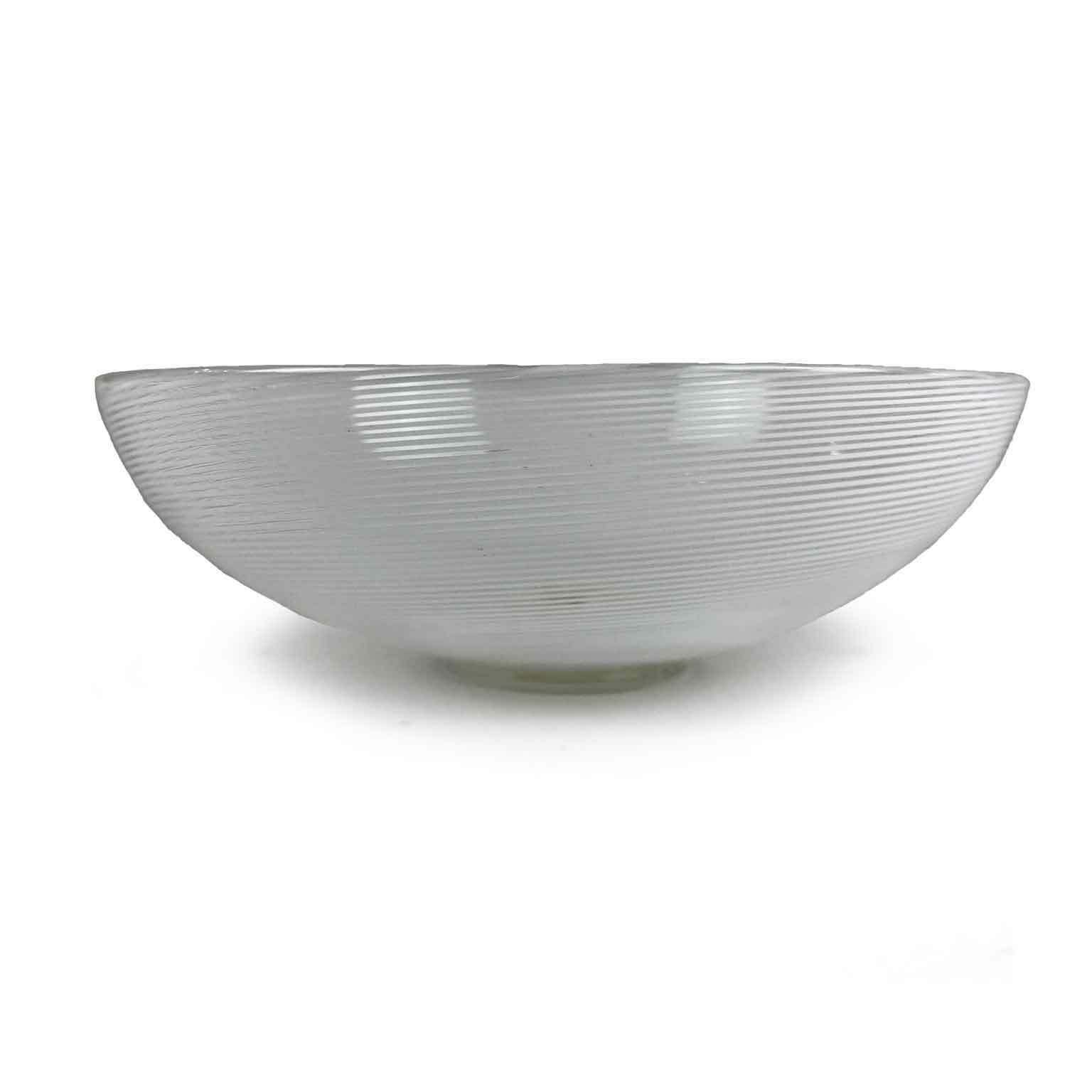 Barovier And Toso Bowl With Spiral Decoration, Circa 1950 photo 208.0