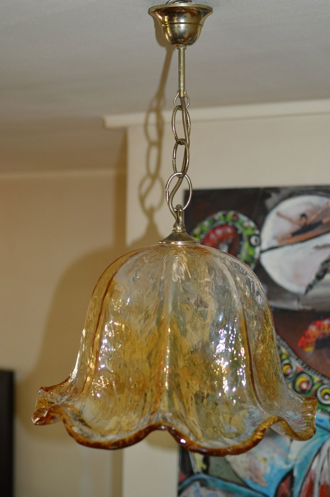 Lamp Space Age Mazzega Lamp Midcentury Pop . 1960/70 Opaline Glass Space Age Lamp German Lamp photo 378.0