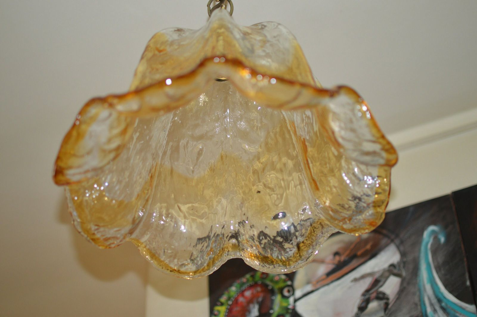 Lamp Space Age Mazzega Lamp Midcentury Pop . 1960/70 Opaline Glass Space Age Lamp German Lamp photo buy