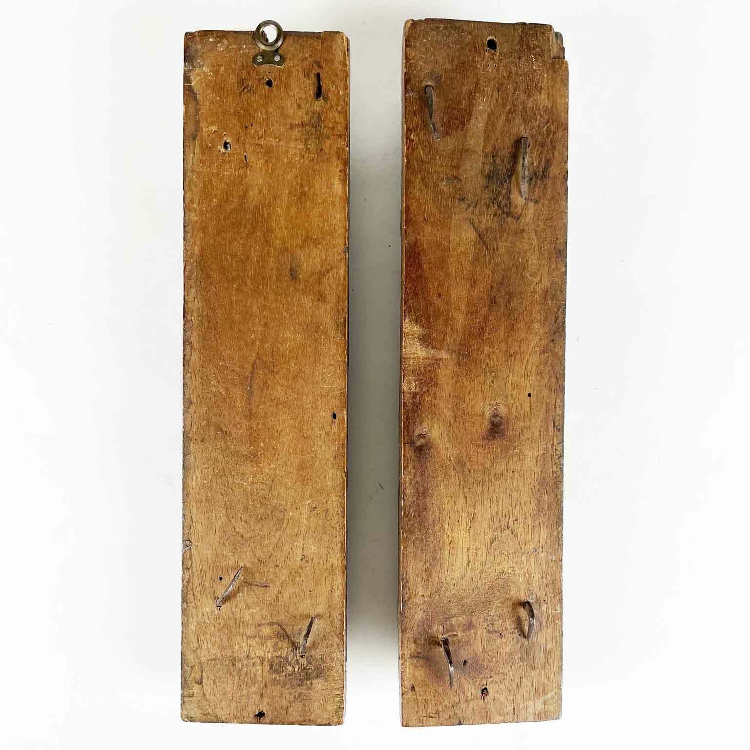 Pair Of Caryatids With Dark Patina 1600 photo 725.0