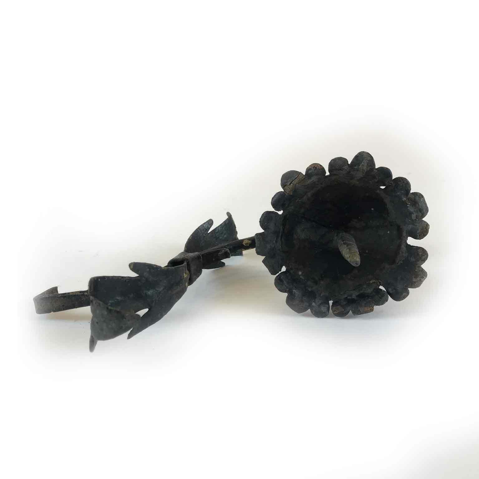 Pair Of Antique Wrought Iron Appliques photo Home Decor