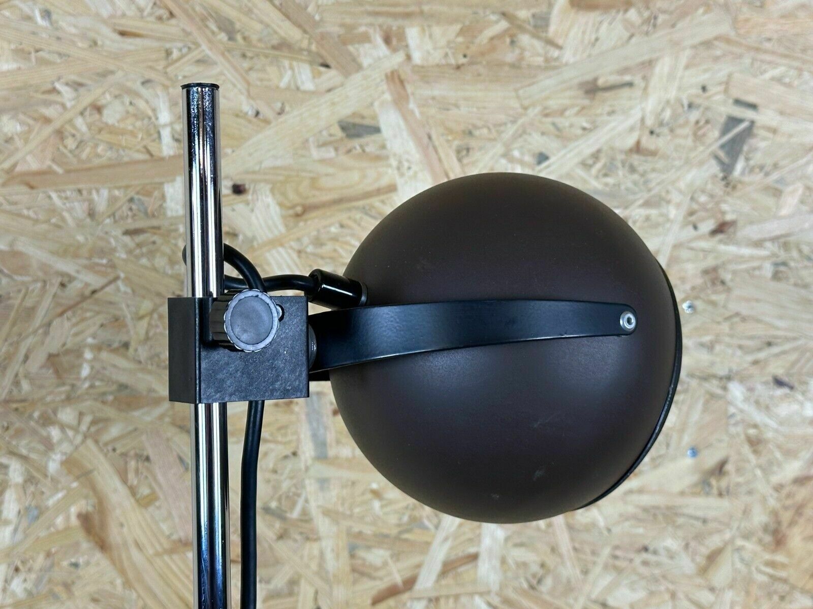 344.0 60s 70s Floor Lamp Floor Lamp Floor Lamp Ball Lamp Metal Space Age photo