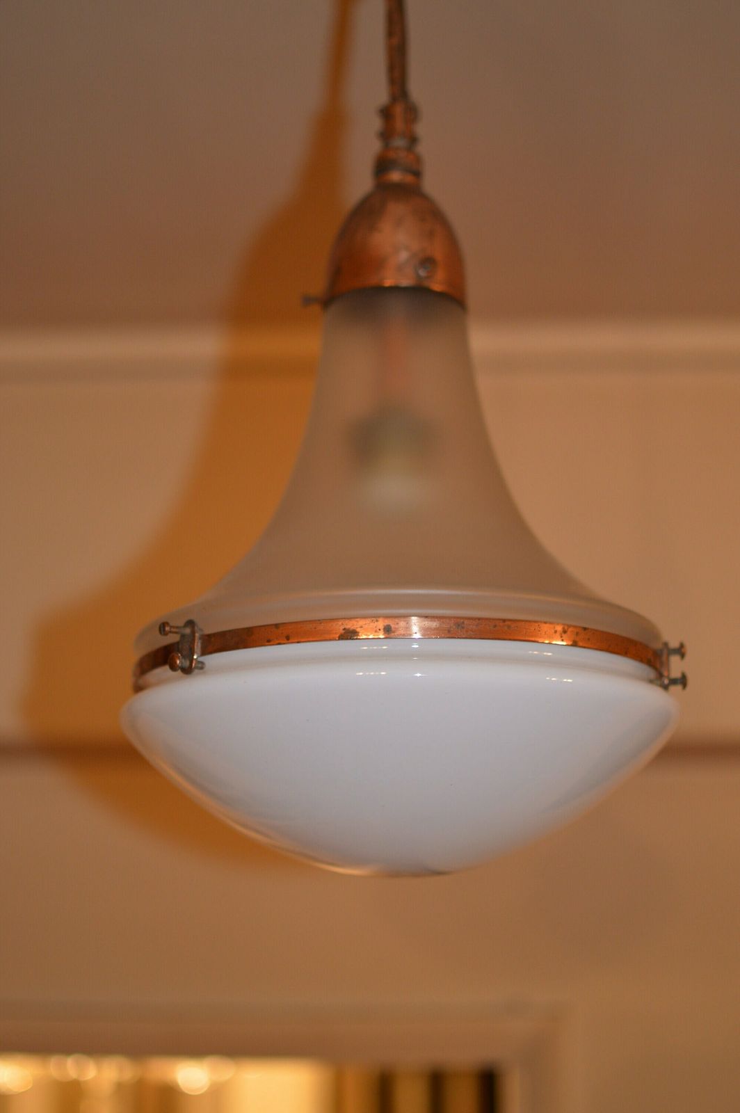 Luzette Pendant Light By Peter Behrens For Siemens Circa 1920s photo furniture