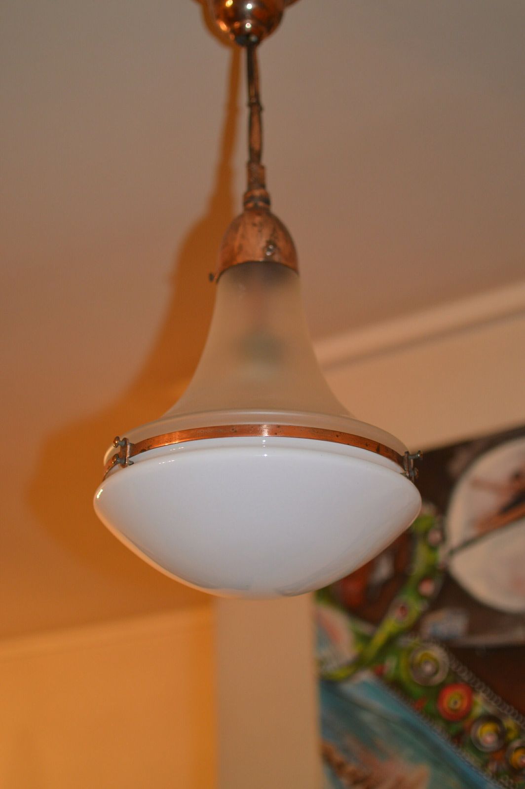 photo for sale Luzette Pendant Light By Peter Behrens For Siemens Circa 1920s