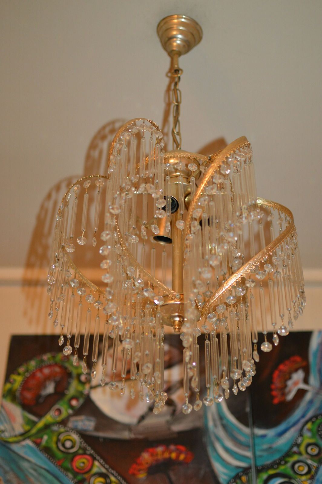 Chandelier Mid Century Crystal. Venini Era 1960/70 photo furniture