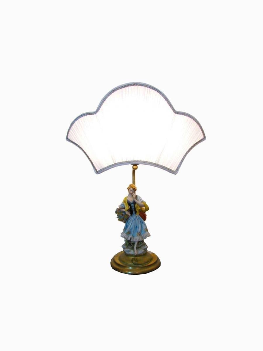 Pair Of Porcelain Lamps G. Pellati photo vinterior