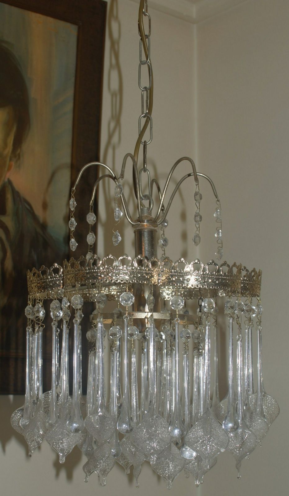 Venini Tear Drops And Crystal Leave Crystal Glass photo vinterior