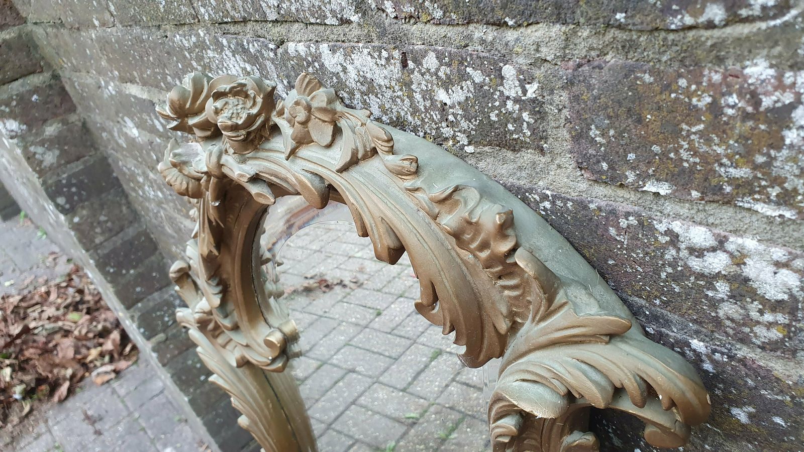 Stunning Huge Chunky Victorian Gold Gilt Wall Mirror French photo vinterior
