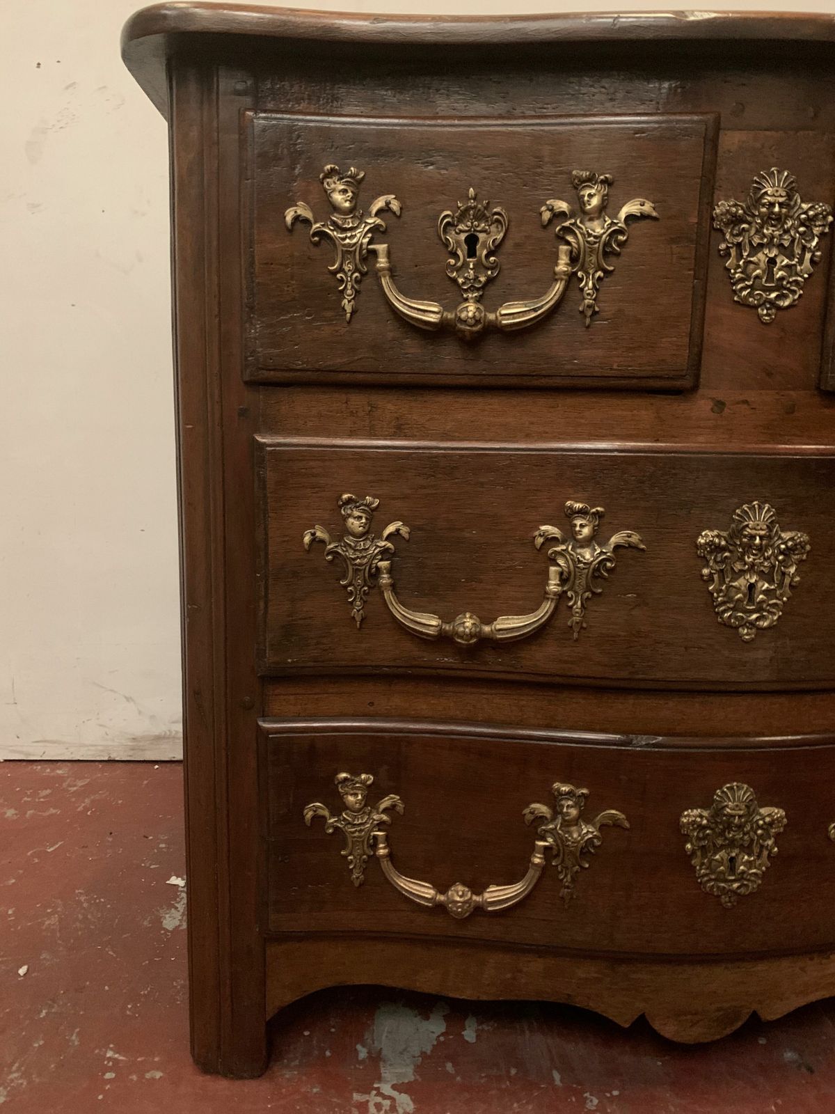 Provincial Chest Of Drawers In Solid Walnut XVIII Century photo furniture