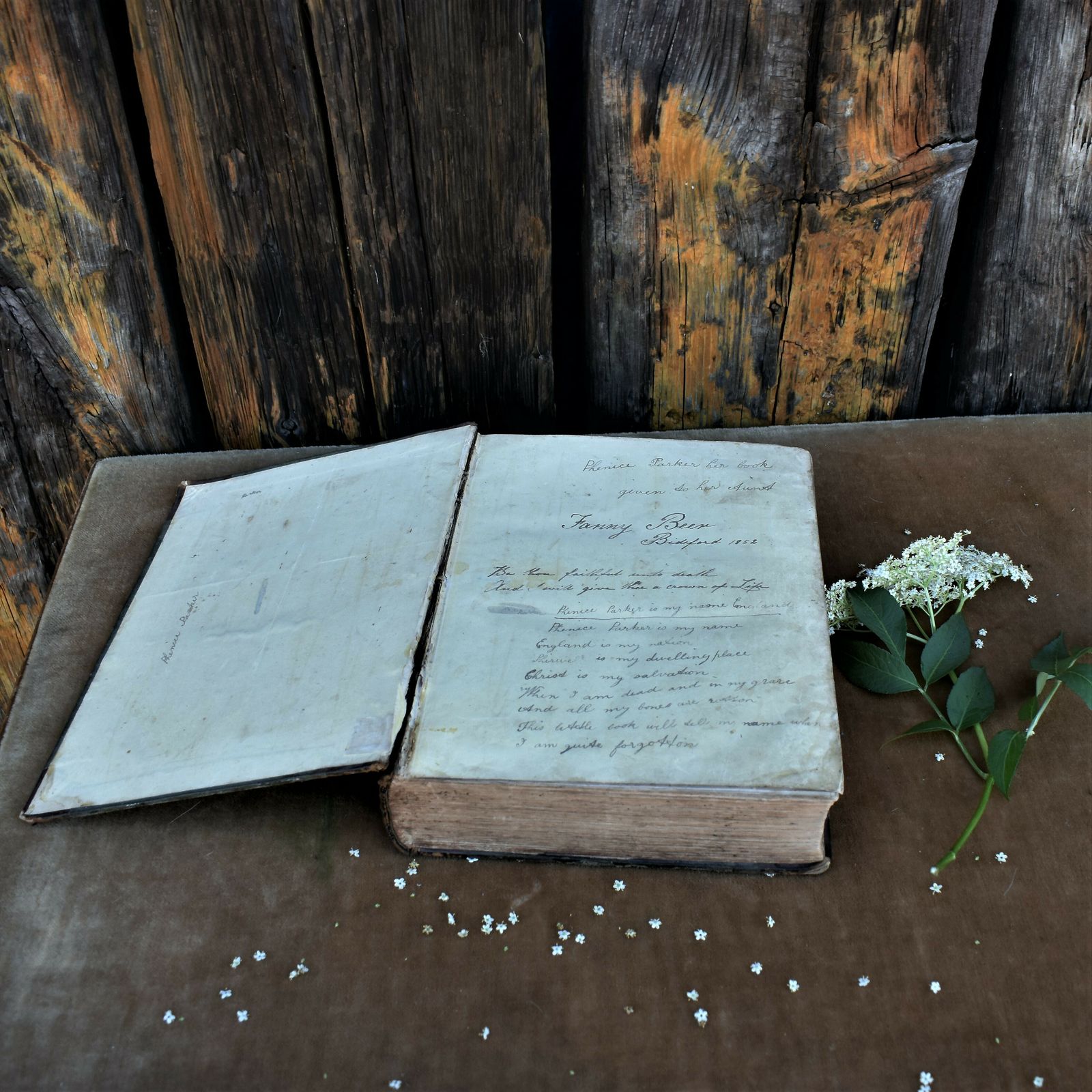 85.0 Antique 1850s Life Of Christ Rev John Fleetwood Leather Book Lovely Inscription photo