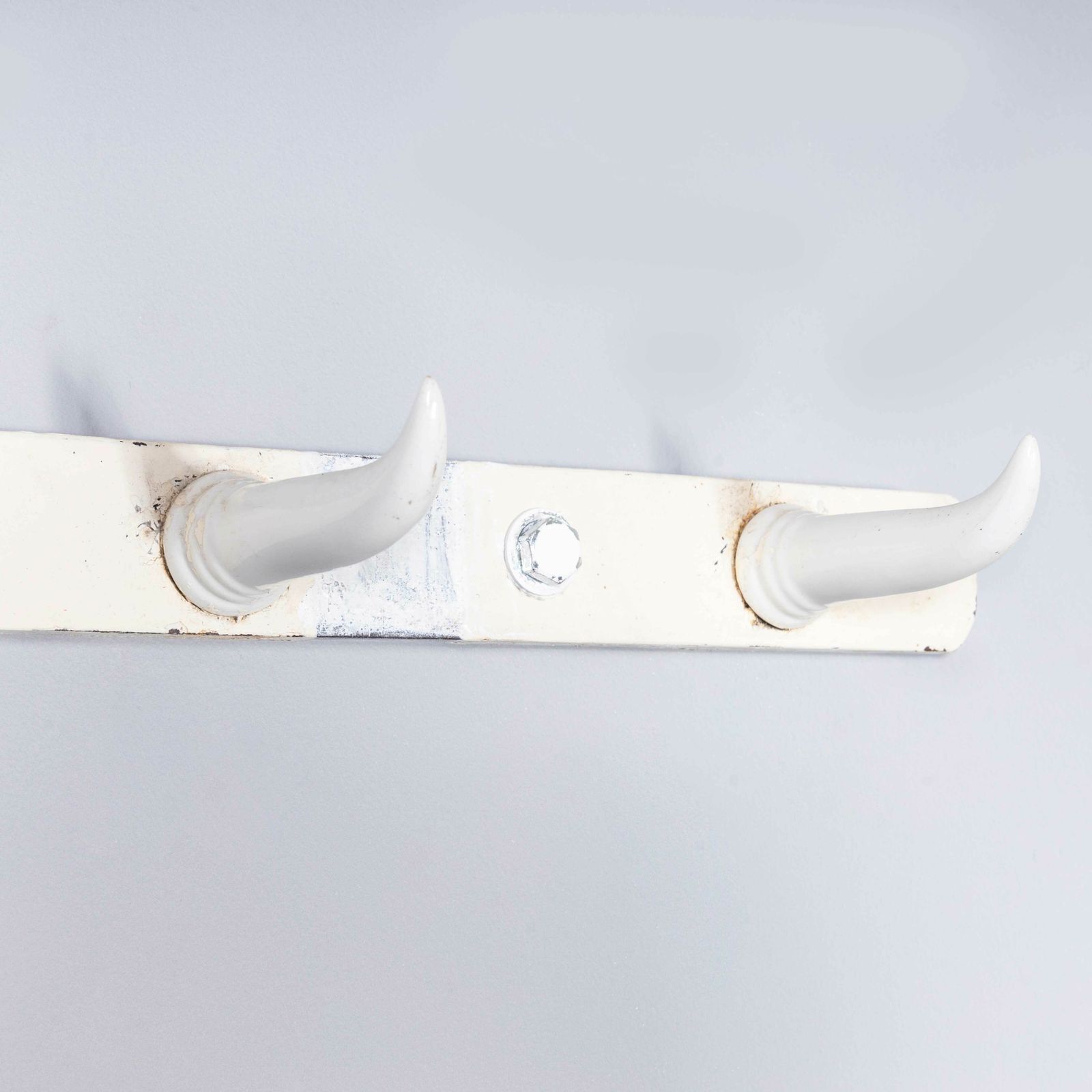 19th Century French Original Cast Iron Butchers Hooks – Long Hook Rack photo buy