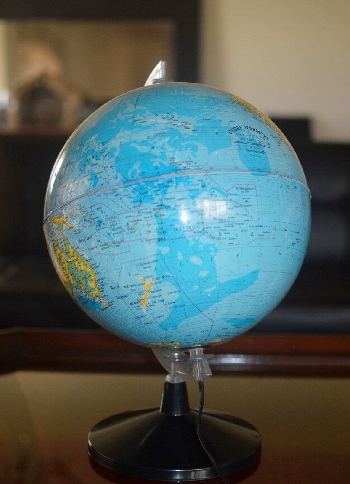Globe Lamp World Map Night Lamp Earth Italy Plastic World Globe With Lighting Desk Decor Bedroom Nightside Table Lamp Teenager Room Decor photo Home Decor