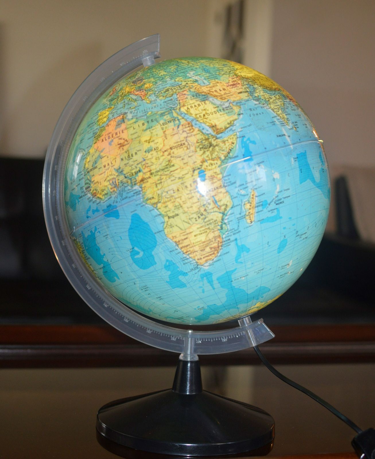 Globe Lamp World Map Night Lamp Earth Italy Plastic World Globe With Lighting Desk Decor Bedroom Nightside Table Lamp Teenager Room Decor photo 92.0