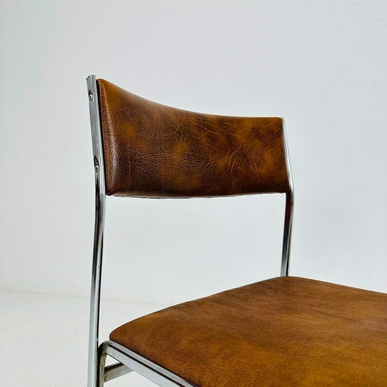 Bauhaus Mid Century Rare Chairs From Eka 1970s. Germany photo vintage