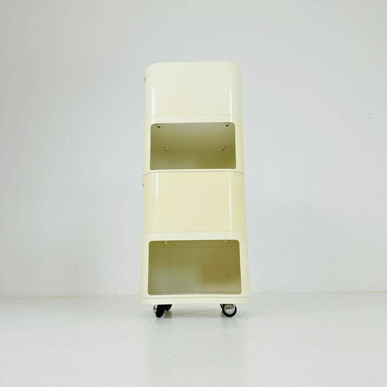 Componibili Square Serving Trolley By Anna Castelli For Kartell   Italy 1960s, Model 4970. photo Furniture
