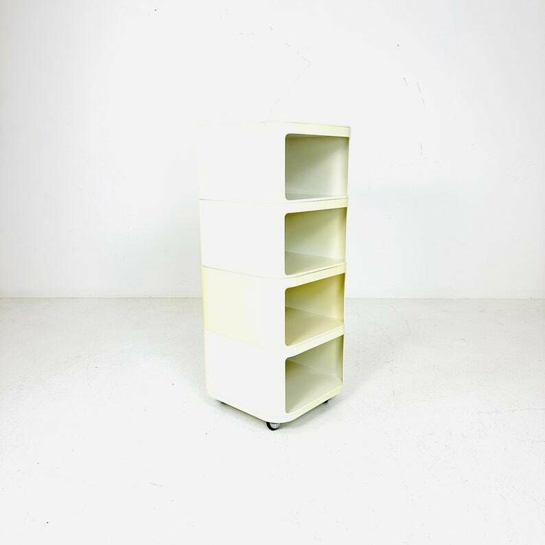 photo for sale Componibili Square Serving Trolley By Anna Castelli For Kartell   Italy 1960s, Model 4970.