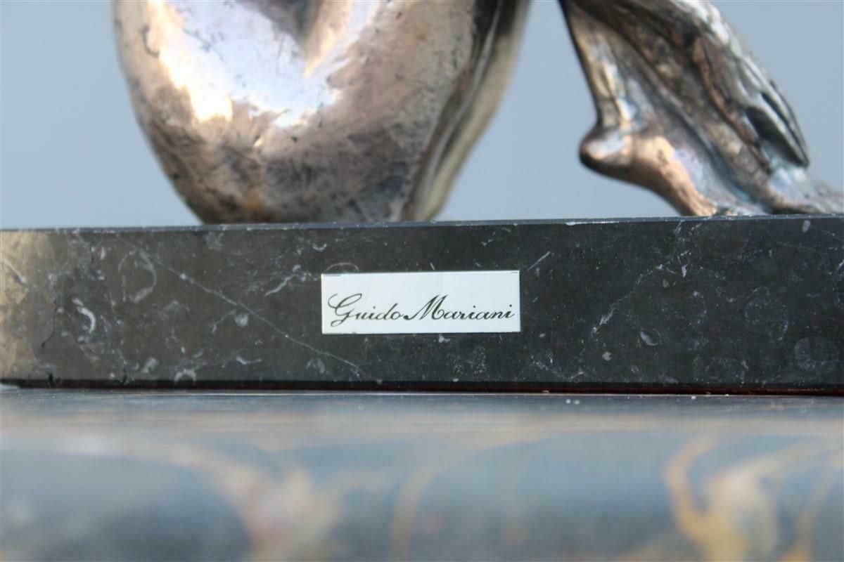 photo furniture Sculpture Of Womanin Silver Foil And Gold Italy 1970s Guido Mariani