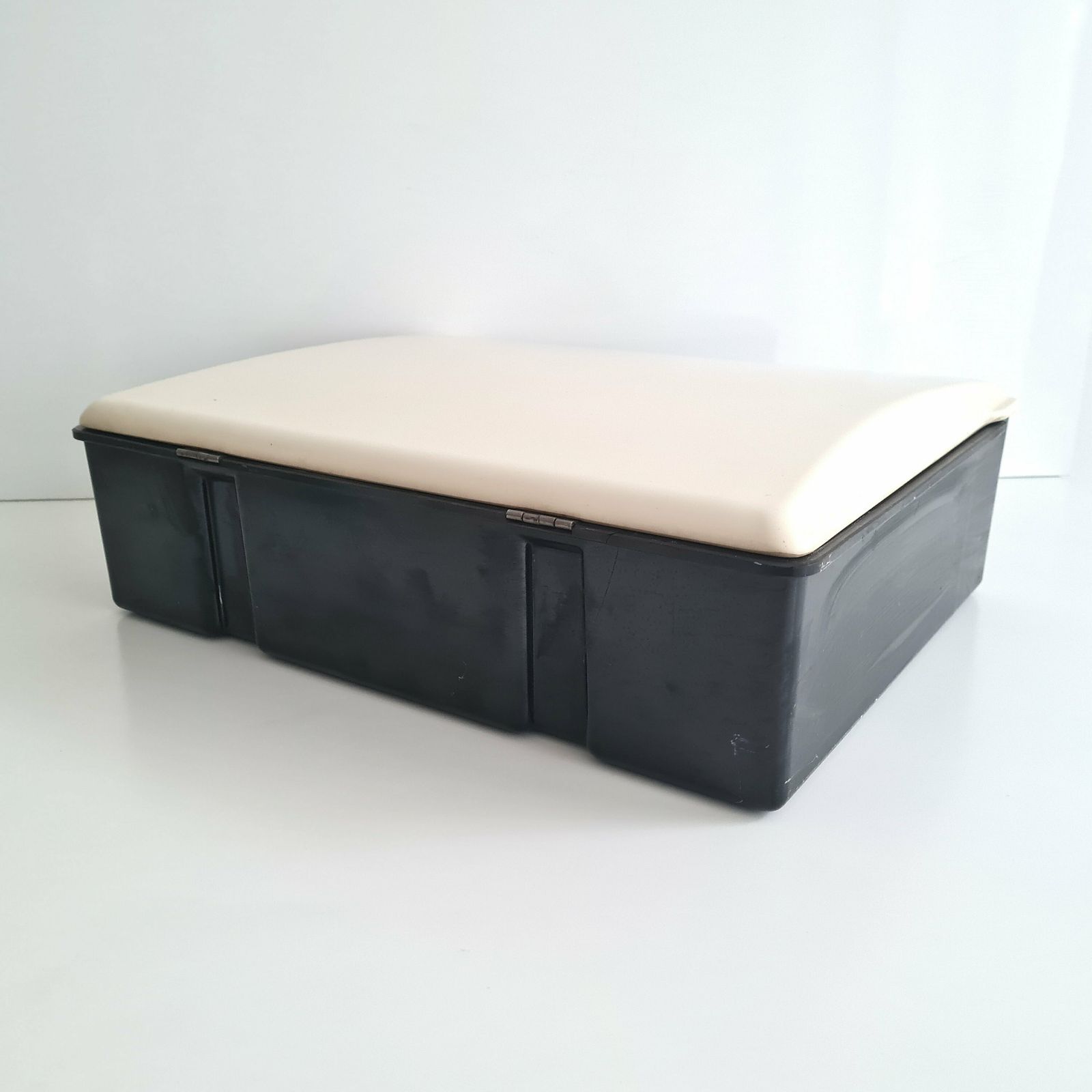 Vintage Mid Century Modern Wall Bakelite Medical Cabinet 60s photo Furniture
