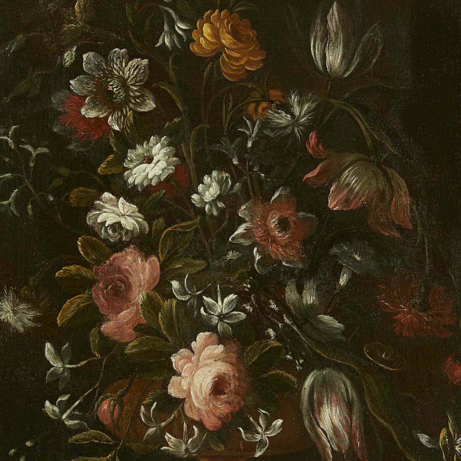 Pair Of Still Lifes Of Flowers From The 1600s photo 6212.0