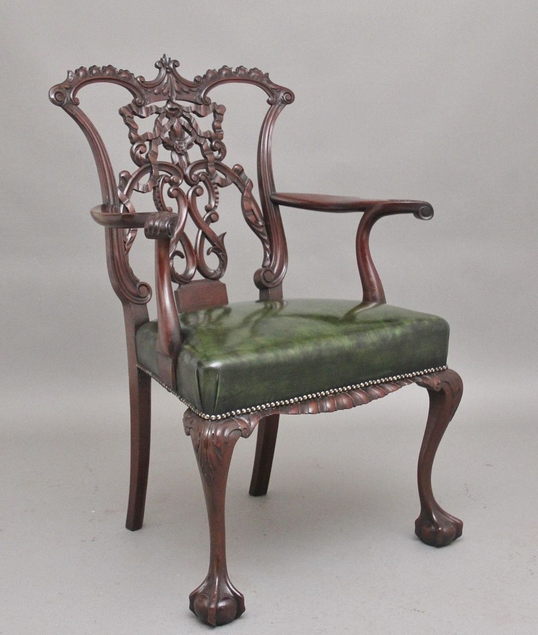 Early 20th Century Chippendale Style Armchair photo furniture
