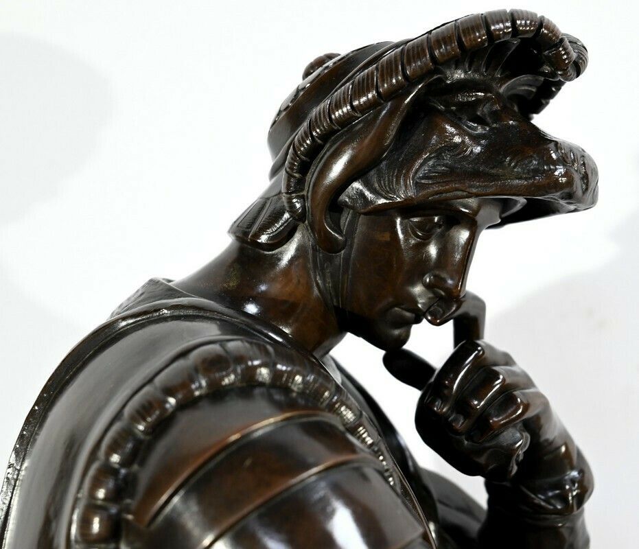 photo vintage Bronze “Laurent De Medici” After Michelangelo, 19th Century School – Mid 19th Century
