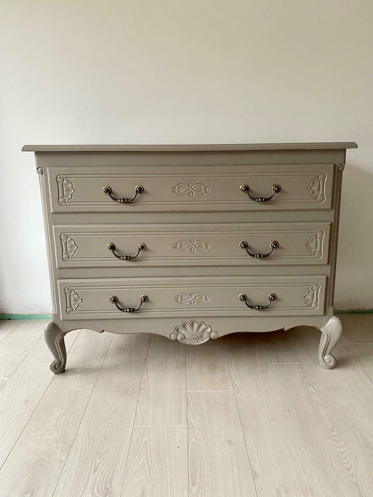 Painted Vintage French Chest Of Drawers
