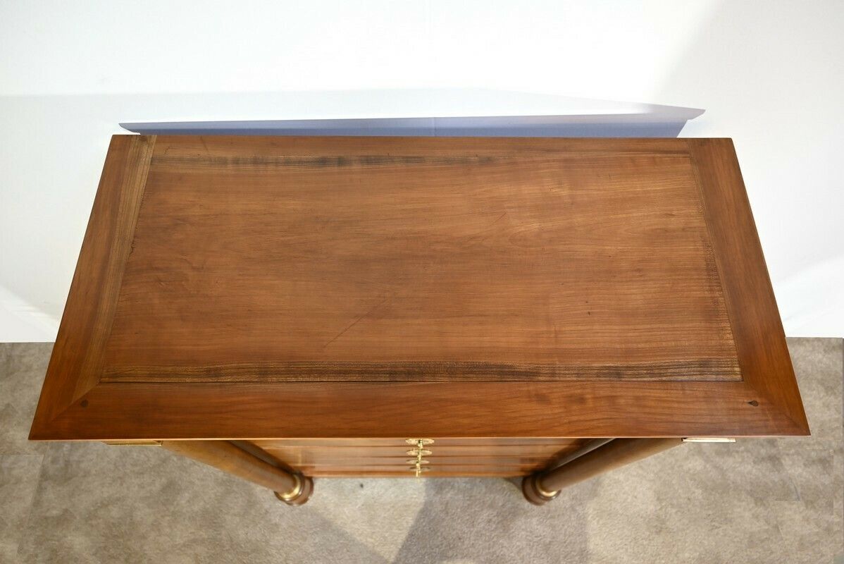 Property Weekly Planner In Solid Cherry Wood, Empire Period – Early 19th Century photo vinterior