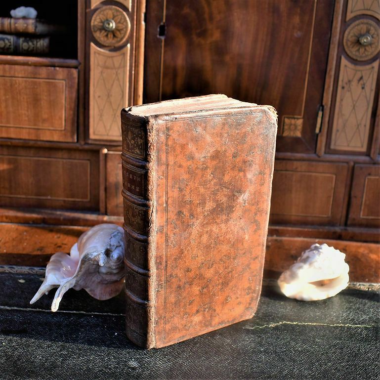 Antique Rare 1767 Joseph En Neuf Chants Paul Jérémie Bitaubé Leather Bound Book