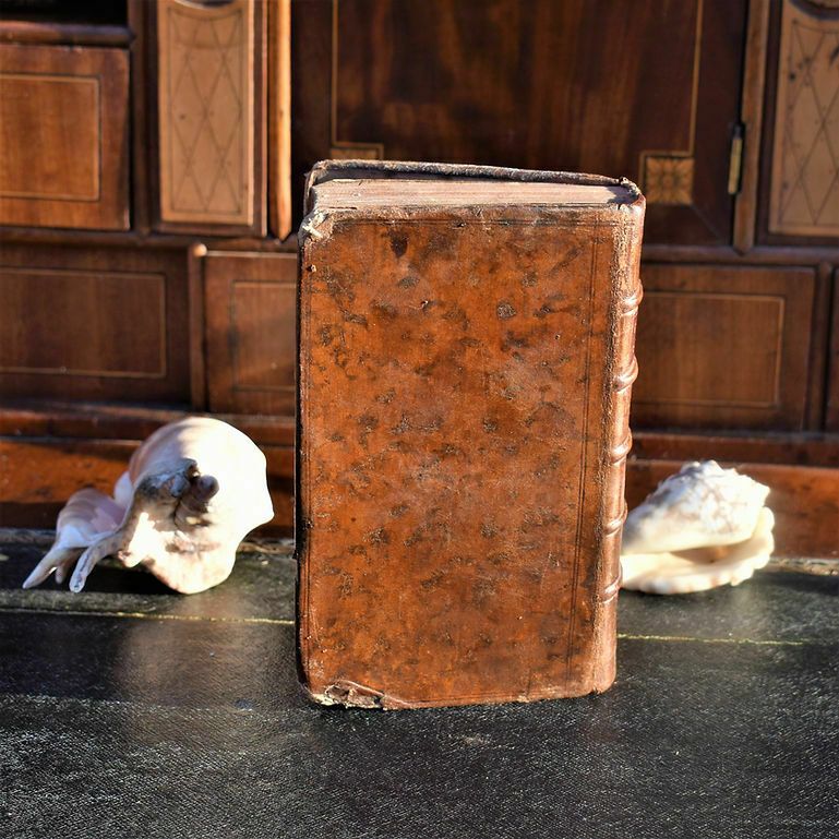 Antique Rare 1767 Joseph En Neuf Chants Paul Jérémie Bitaubé Leather Bound Book photo vinterior