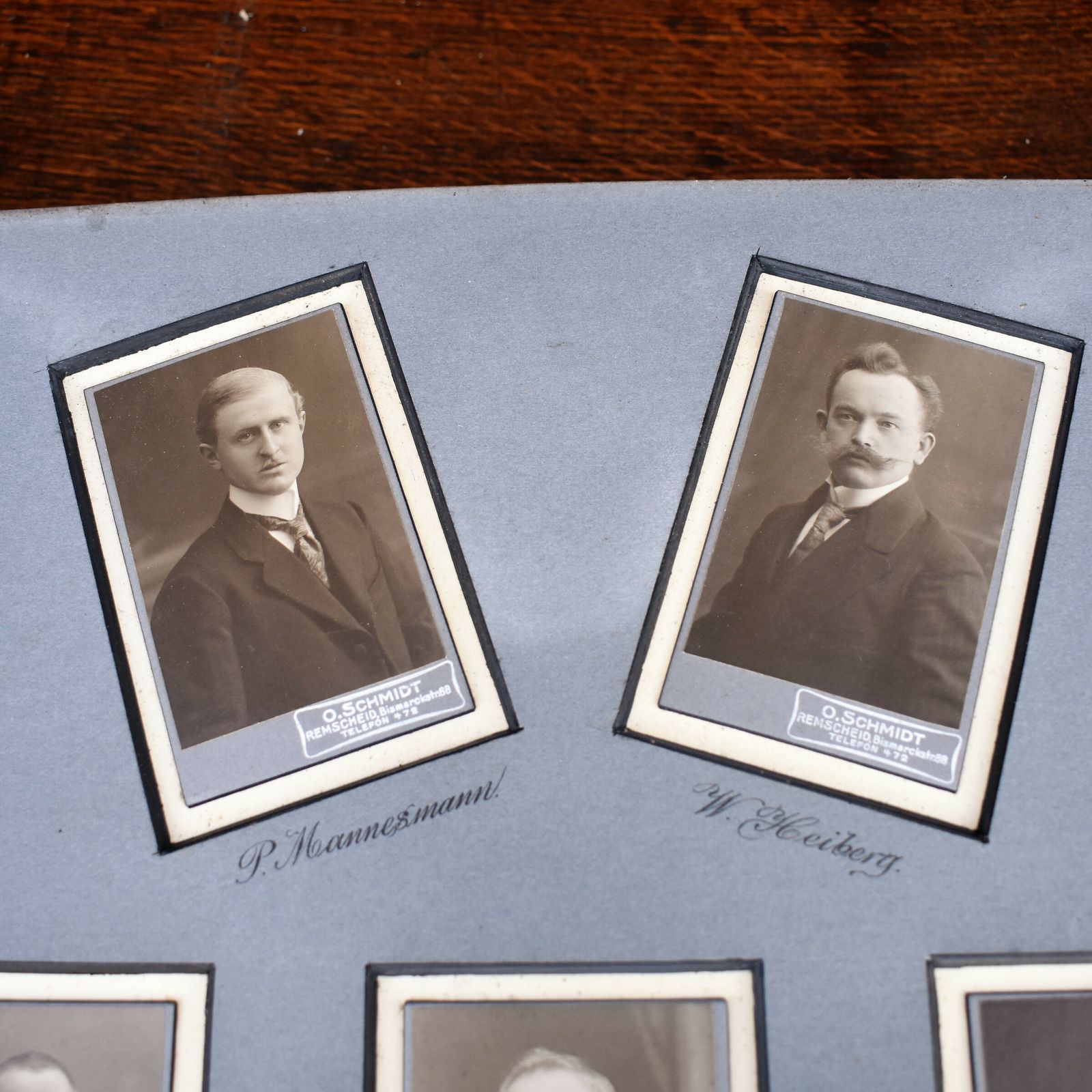 Antique Rare 1914 Max Franke Mannesmann Metal Comp. Germany Leather Photo Album photo Home Decor