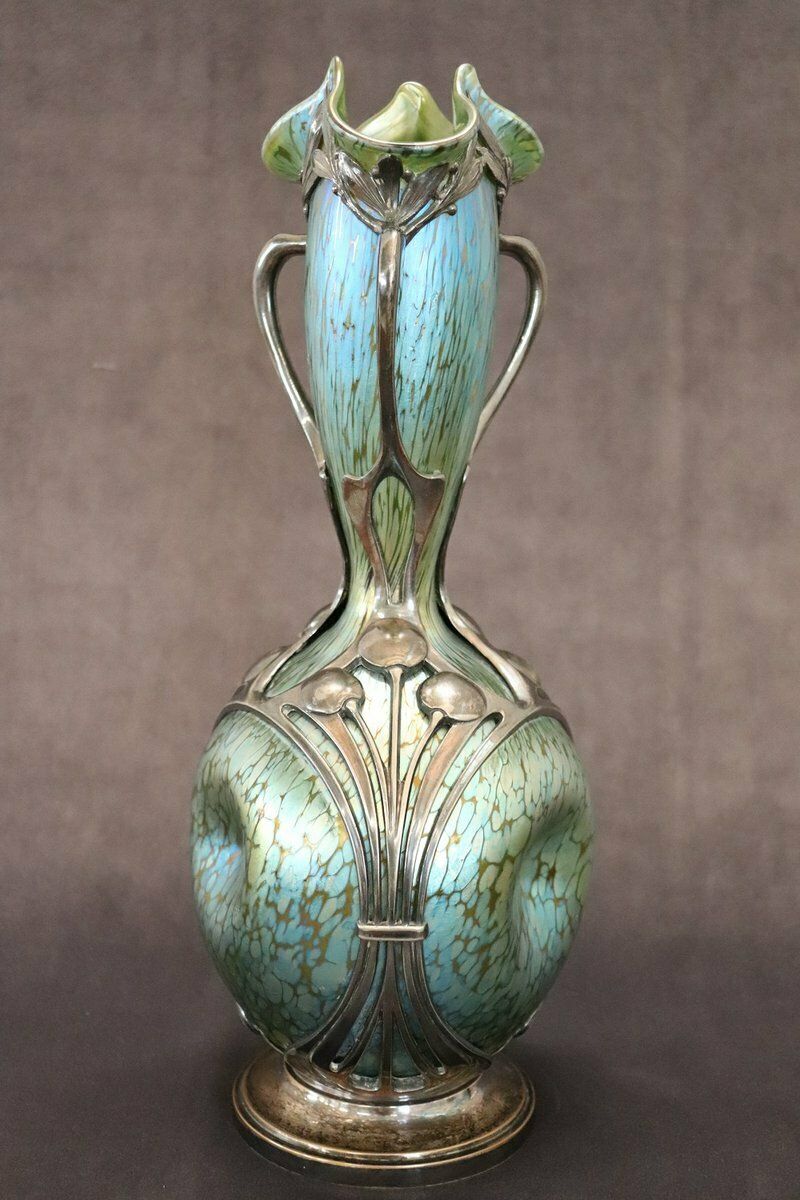 photo for sale Art Nouveau Vase By Moritz Hacker And Johann Loetz Witwe, 1900s