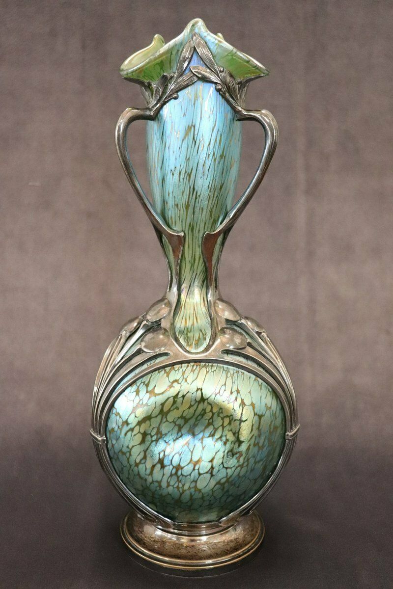 43082.0 Art Nouveau Vase By Moritz Hacker And Johann Loetz Witwe, 1900s photo