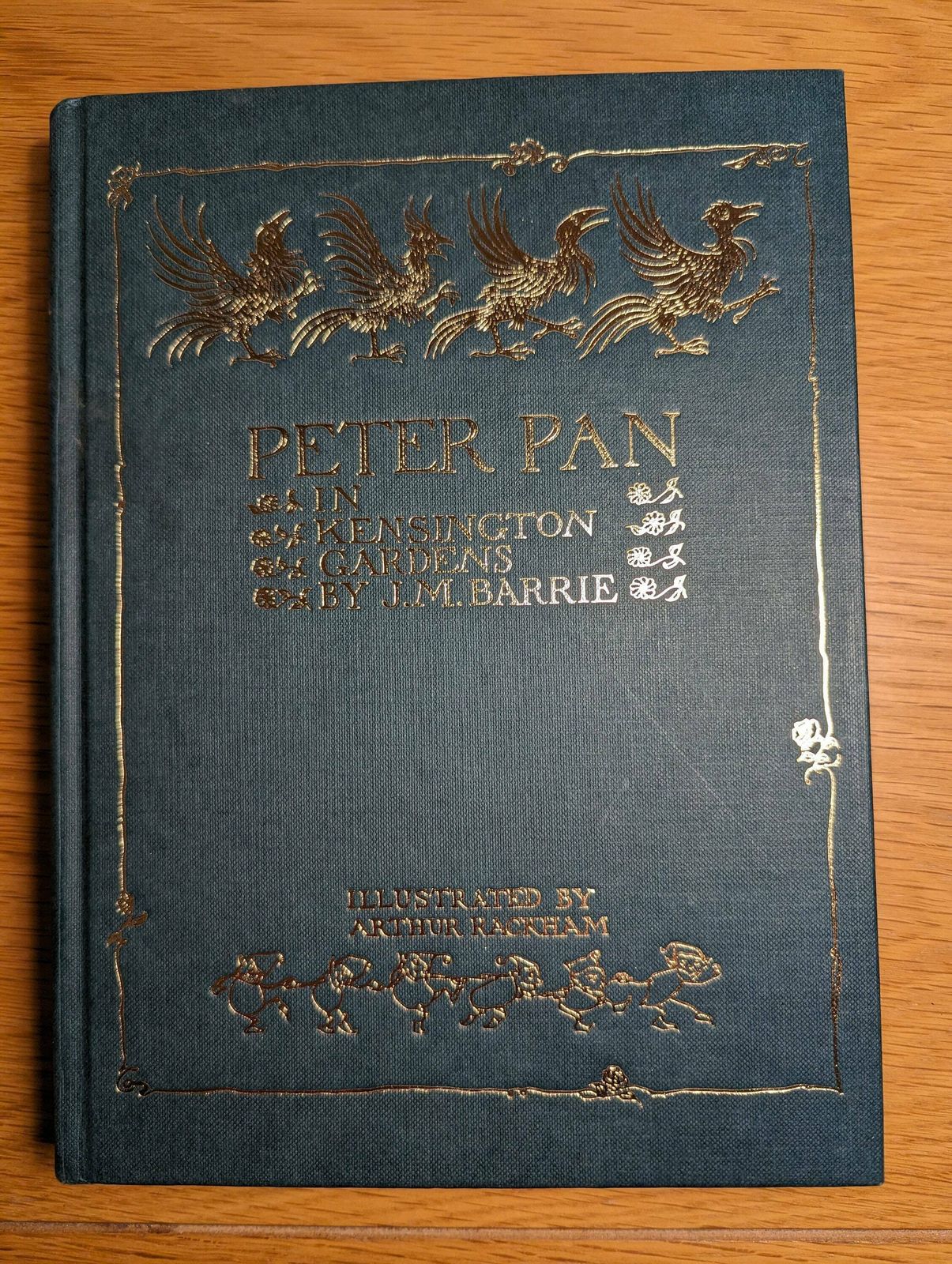 J.M. Barrie Peter Pan In Kensington Gardens Reprint Hardback Rackham 1983