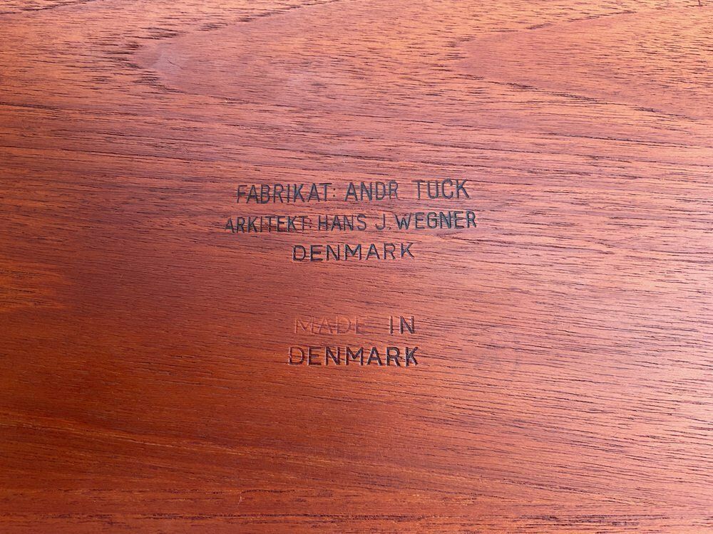 Nesting Tables By Hans J. Wegner For Andreas Tuck, Denmark, 1950s, Set Of 3 photo for sale
